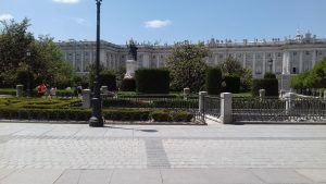 Felipe IV Rey de España.Jardines Plaza de Oriente Madrid